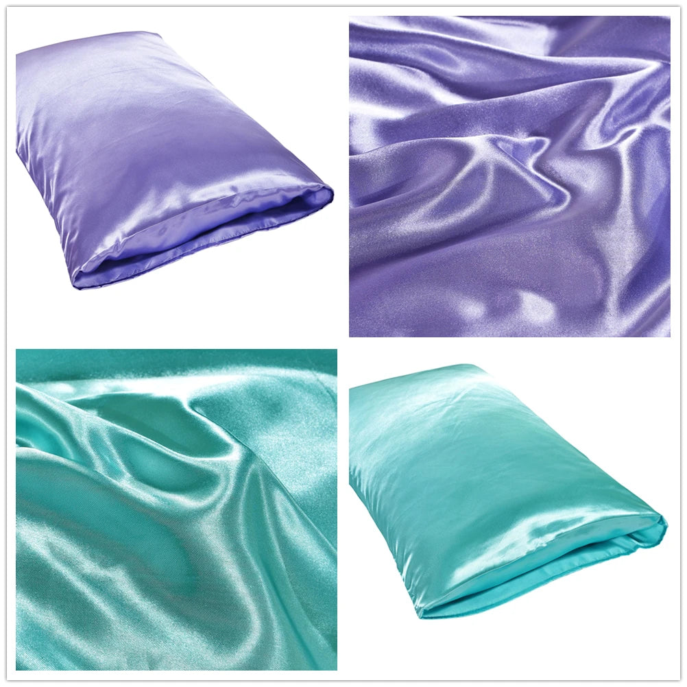 1Pc Queen Premium Satin Silk Pillowcase