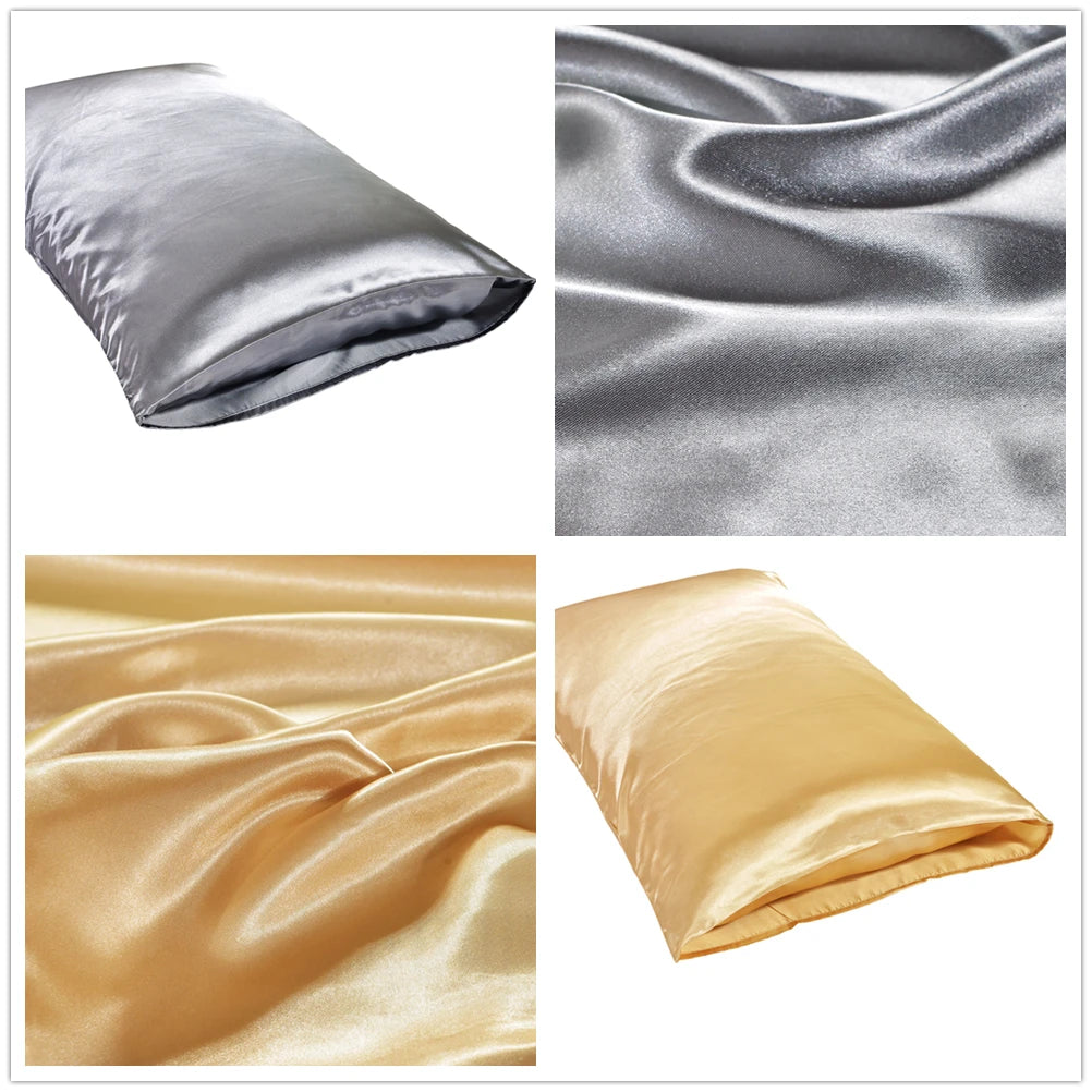 1Pc Queen Premium Satin Silk Pillowcase