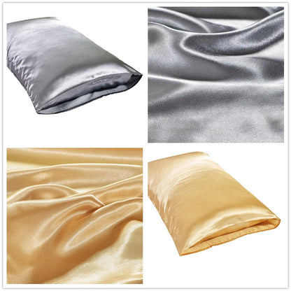 1Pc Queen Premium Satin Silk Pillowcase