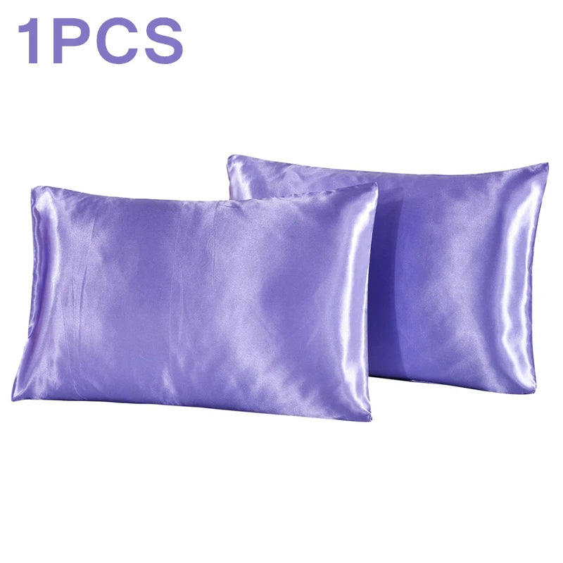 1Pc Queen Premium Satin Silk Pillowcase