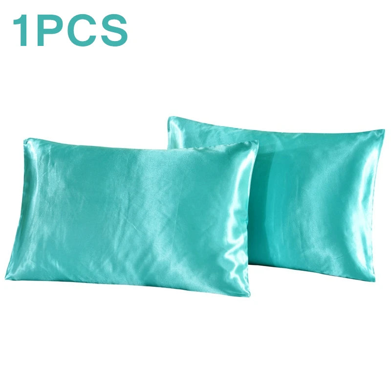 1Pc Queen Premium Satin Silk Pillowcase