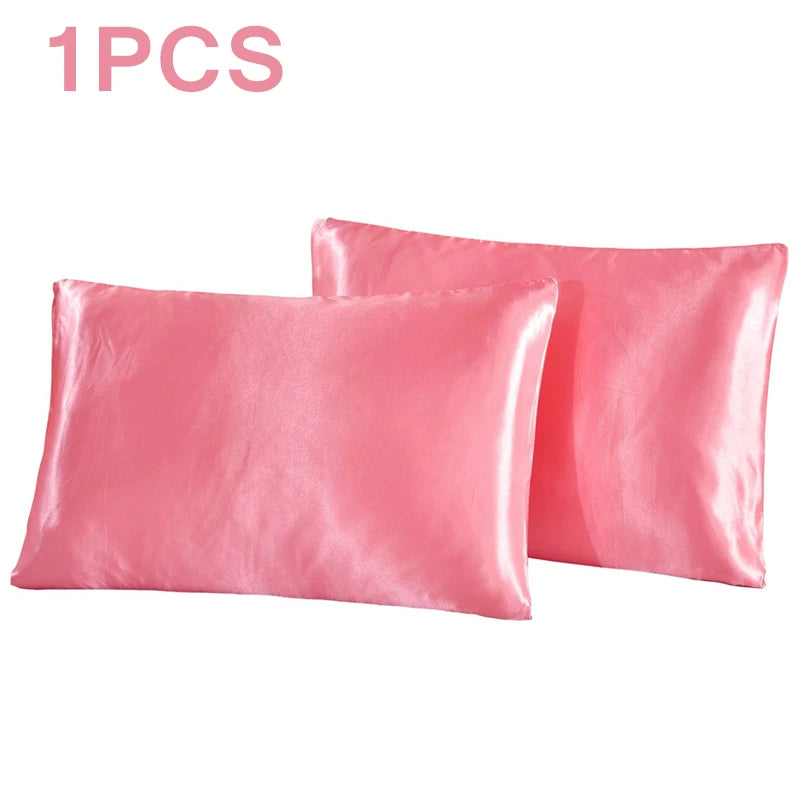 1Pc Queen Premium Satin Silk Pillowcase