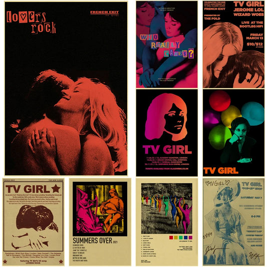 Tv Girl Posters Retro posters