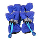 4pcs/set Waterproof Pet Shoes Anti-slip Rain Boots