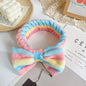 "3PCS Plush Wash Face Wristband Set for Women - Hair Tie, Makeup, Sweatband & Moisture-Proof Sleeve Cover for Sports & Running"