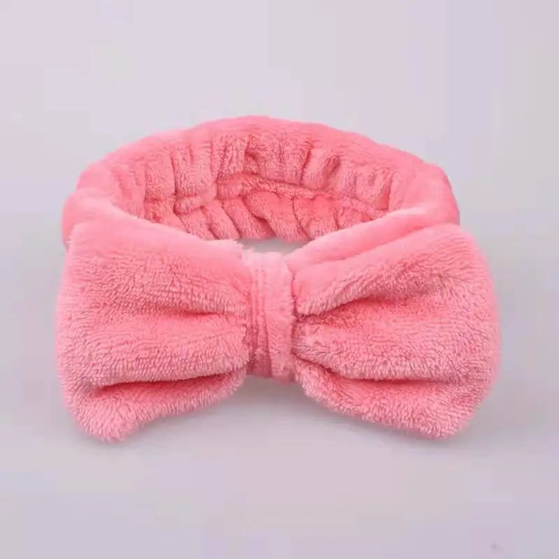 "3PCS Plush Wash Face Wristband Set for Women - Hair Tie, Makeup, Sweatband & Moisture-Proof Sleeve Cover for Sports & Running"