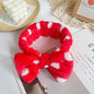 "3PCS Plush Wash Face Wristband Set for Women - Hair Tie, Makeup, Sweatband & Moisture-Proof Sleeve Cover for Sports & Running"