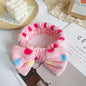 "3PCS Plush Wash Face Wristband Set for Women - Hair Tie, Makeup, Sweatband & Moisture-Proof Sleeve Cover for Sports & Running"